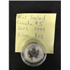 Image 2 : 2003 CANADA $5 .9999 SILVER 1oz COIN (SEALED)