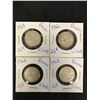 Image 1 : 1966-1968 CANADA $0.25 SILVER COIN LOT