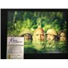 Image 2 : JUMANJI MULTI-SIGNED PHOTO w/  K. HART, DWAYNE "THE ROCK" JOHNSON, JACK BLACK  (REAL AUTHENTIC COA)