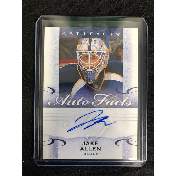 2014-15 Upper Deck Artifacts Autofacts Jake Allen St Louis Blues Auto