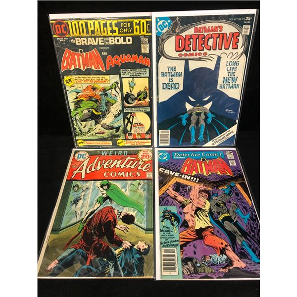 DC COMICS BOOK LOT (BATMAN, ADVENTURE COMICS...)