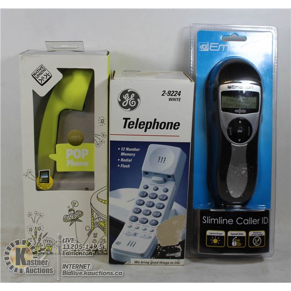 NEW SET OF 3 HANDHELD PHONE