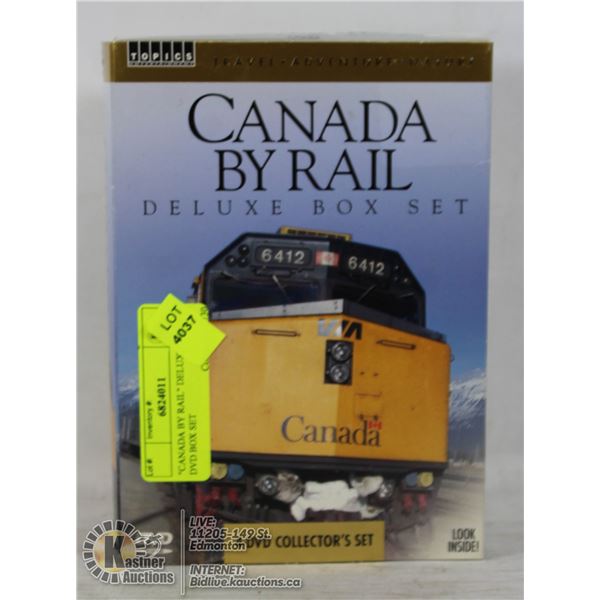 "CANADA BY RAIL" DELUXE 4 DISC DVD BOX SET