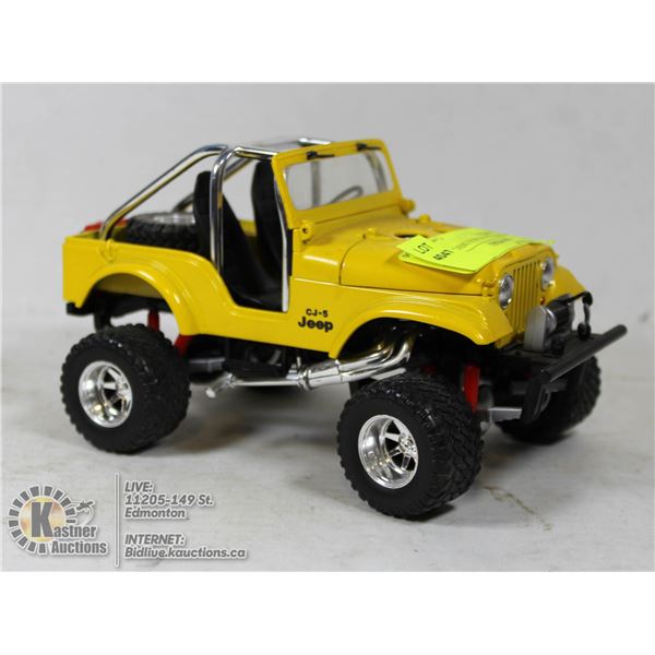 HOTWEELS 1:18 SCALE DIECAST JEEP CJ MODEL