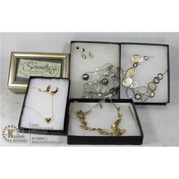 ESTATE JEWELRY LOT WITH MIXED JEWELRY
