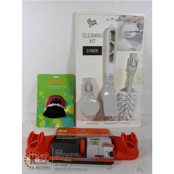 LOT OF NEW CLEANING ACCESSORIES