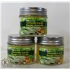 Image 1 : LOT OF 3 X 65G CITRONELLA CANDLES