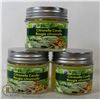 Image 1 : LOT OF 3 X 65G CITRONELLA CANDLES