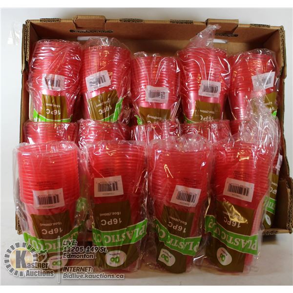 FLAT OF DISPOSABLE CUPS