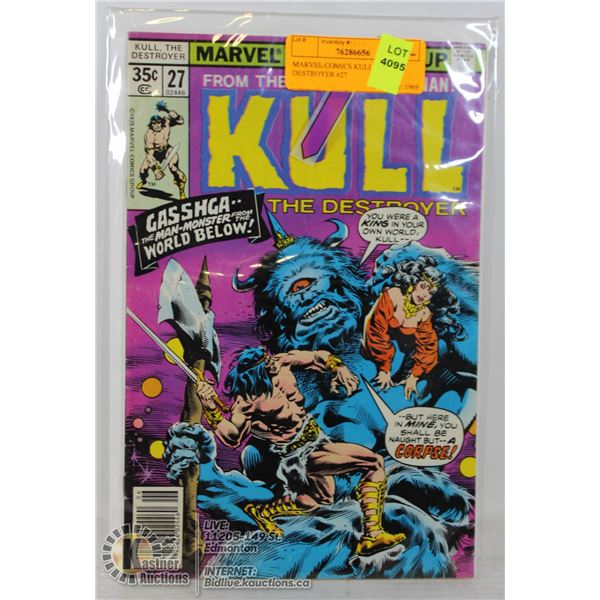 MARVEL COMICS KULL THE DESTROYER #27