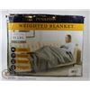 Image 1 : PENDLETON WEIGHTED BLANKET 15 LBS 48" X 72" BEIG