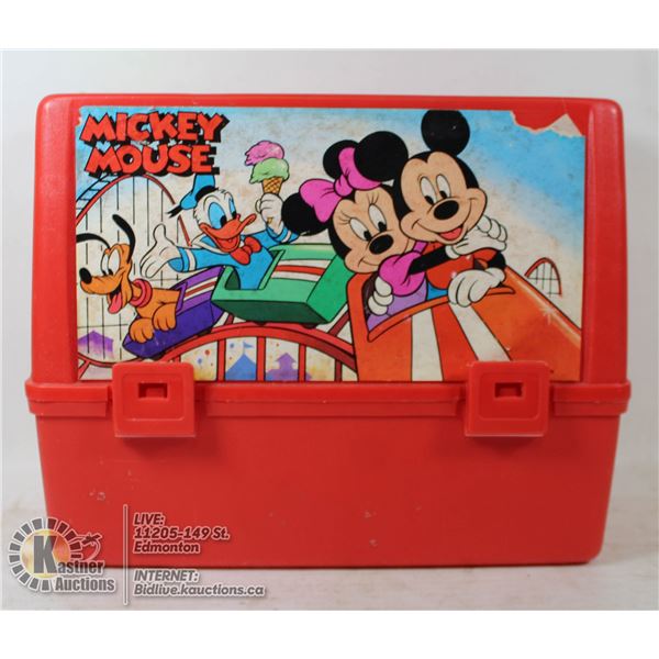 VINTAGE MICKEY MOUSE DISNEY LUNCH BOX