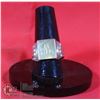 Image 1 : SILVER 925 RING WITH BRUSHED GOLD FACE AND M OR