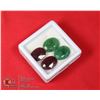 Image 1 : #96-RUBY & EMERALD GEMSTONES 40.00ct