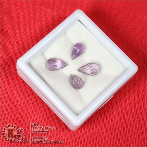 #205-PURPLE AMETHYST GEMSTONES 8.85ct