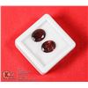 Image 1 : #201-DARK RED GARNET GEMSTONES 8 x  10mm 6.0ct
