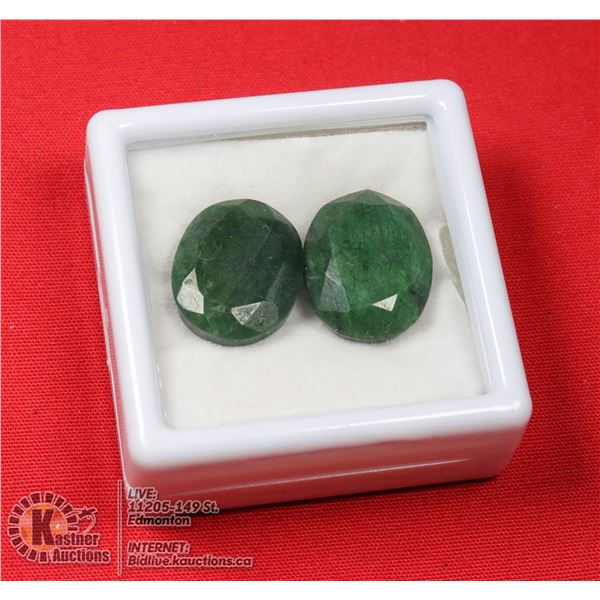 #241-GREEN EMERALD GEMSTONES 28.50ct