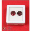 Image 1 : #177-DARK RED GARNET GEMSTONES 8mm/ 4.5ct