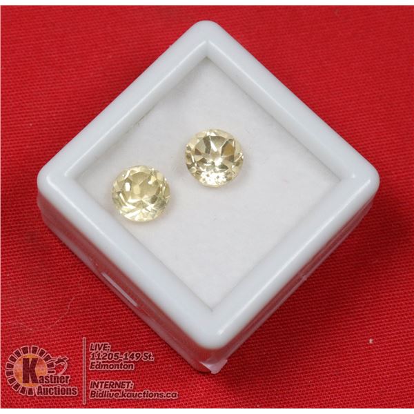 #169-CITRINE GEMSTONES APPROX. 7mm/ 2.60ct
