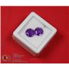 Image 1 : #165-PURPLE AMETHYST GEMSTONES APPROX 8mm/ 3.65ct