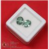 Image 1 : #181-GREEN AMETHYST GEMSTONES 7 X  9mm 3.10ct