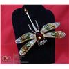 Image 1 : DRAGONFLY  RHINESTONE BROOCH