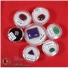 Image 1 : X7 GEMSTONES RUBY, EMERALD, SAPPHIRE, LAPIS