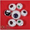 Image 1 : X7 GEMSTONES RUBY, EMERALD, SAPPHIRE, LAPIS