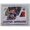 Image 1 : JORDON EBERLE OILERS WINTER WARRIOR JERSEY INSERT