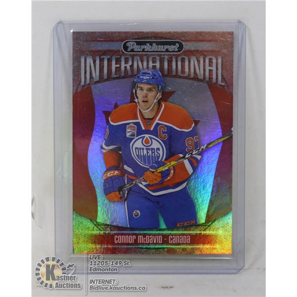 CONNOR MCDAVID INTERNATIONAL INSERT CARD