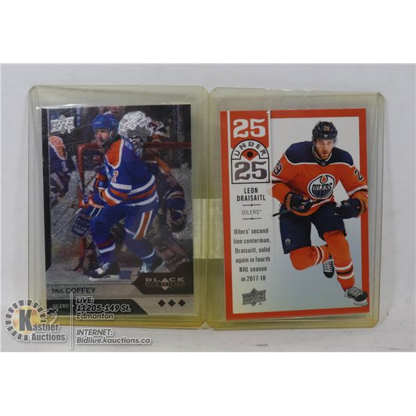PAUL COFFEY- LEON DRAISAITL CARDS