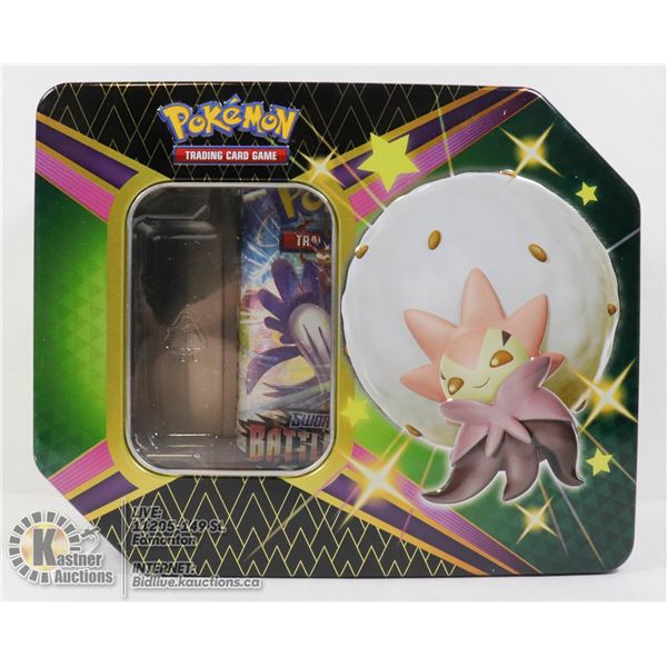 POKEMON COLLECTORS TIN WITH x4 BOOSTER PACKS, NEW