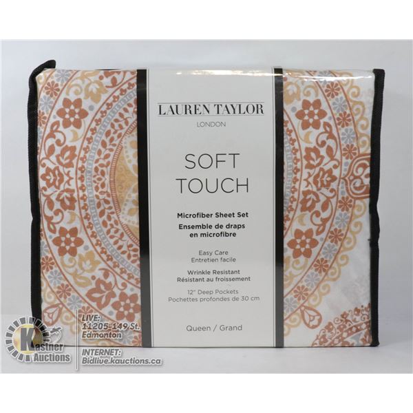 NEW QUEEN SIZE MICROFIBER 4PC SHEET SET