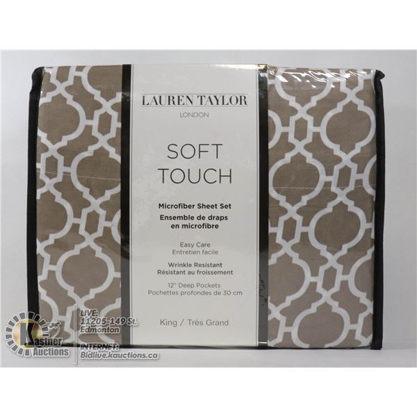 NEW KING SIZE MICROFIBER SHEET SET