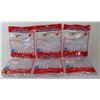 Image 1 : SIX BAGS OF 51PC CLEAR CUTLERY SETS