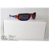Image 1 : CASE OF 12 OAKLEY STYLE SUNGLASSES  RED & BLACK