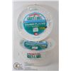 Image 1 : STACK OF 300 NGREEN LABEL 9 INCH PAPER PLATES