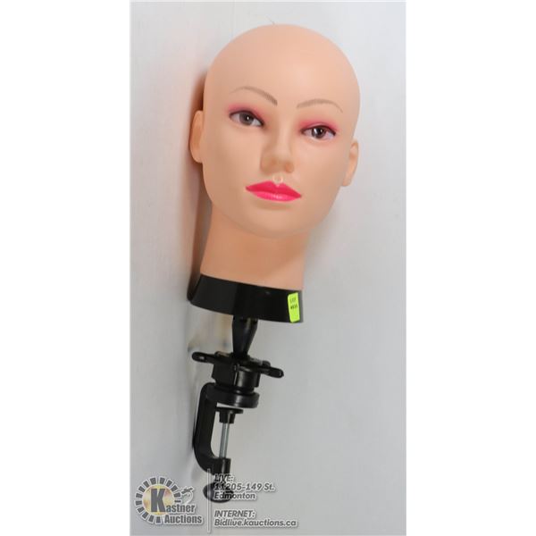 DESKTOP MOUNTABLE MANNEQUIN HEAD