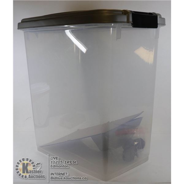 NEW PET FOOD PLASTIC STORAGE BIN