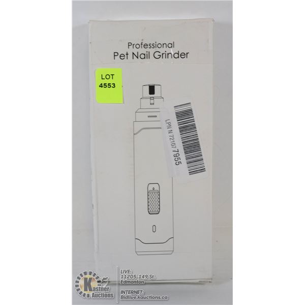 PROFESSIONAL PET NAIL GRINDER