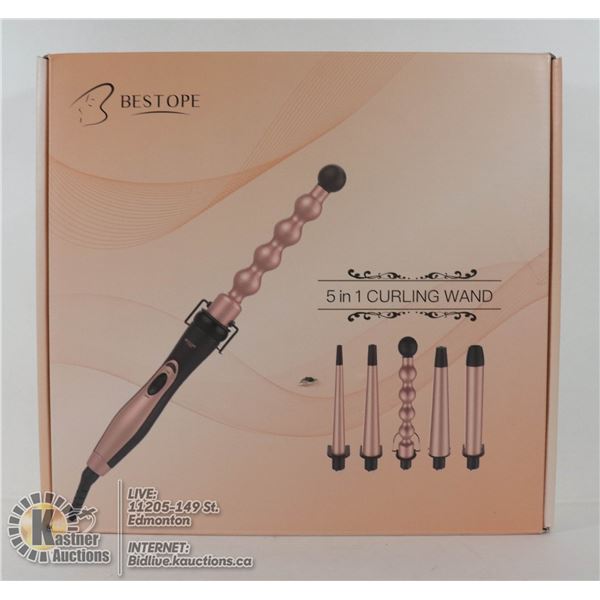 NEW BESTOPE 5 IN 1 CURLING WAND