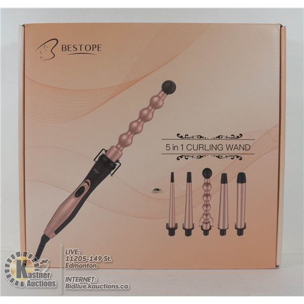 NEW BESTOPE 5 IN 1 CURLING WAND