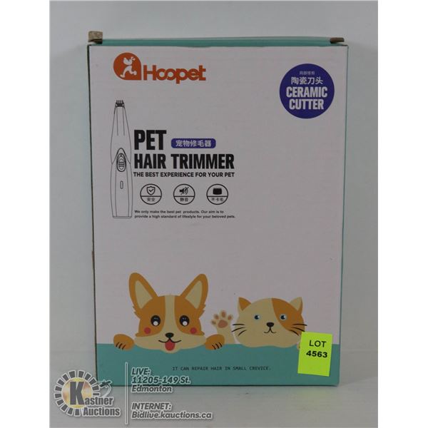 NEW PET HAIR TRIMMER