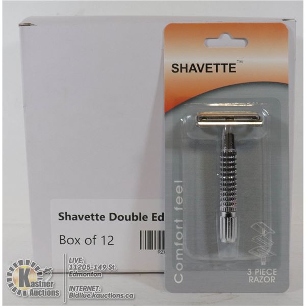 BOX CONTAINING 12PCS OF RAZORS (WILKINSON MOUNT)