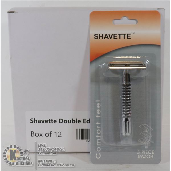BOX CONTAINING 12PCS OF RAZORS (WILKINSON MOUNT)