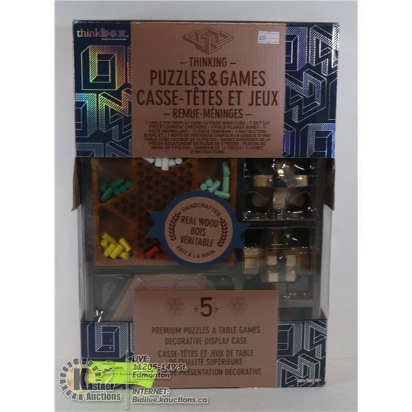 PUZZLES & GAMES REARWOOD FULL SET