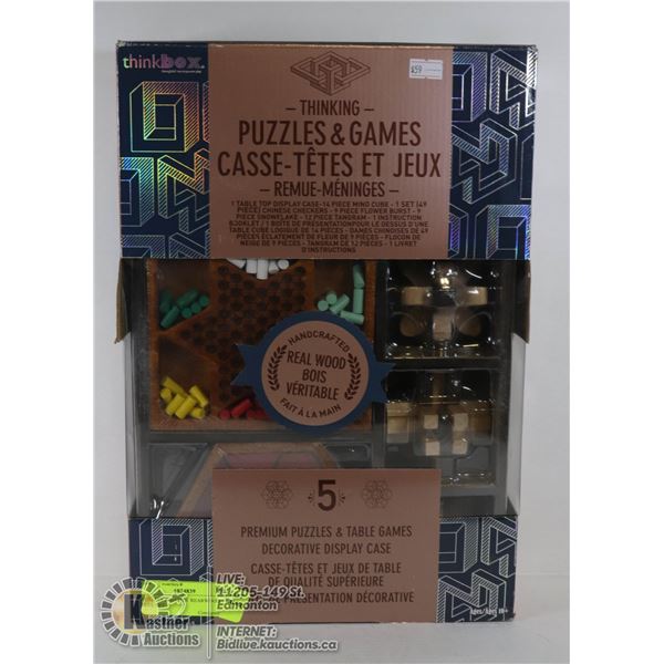 PUZZLES & GAMES REARWOOD FULL SET