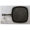 Image 1 : 9" X 9" SQUARE CAST IRON GRIDDLE