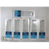 Image 1 : x6 NEW SEALED 3in x 10in FLOOR REGISTERS