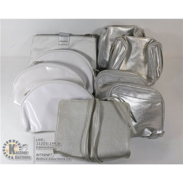 NINE NEW MAKEUP BAGS